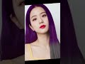 Jisoo purple hair color edit #shorts #ibispaintx #jisooblackpink