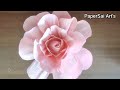 Giant Crepe paper Rose flower for room decor,Flores de papel crêpe,Handmade flower@PaperSai Art's