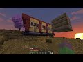 I built a monorail across Factory Island in Minecraft Create!