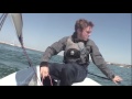 How to Sail - How to tack (turn around) a one person sailboat