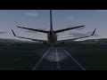 X-Plane 11 | Zibo 737 Mod  | Air Europa 7161 landing in Bilbao