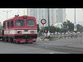 World's Largest Manual Railway Crossings on 12-lane Road