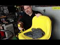 Reattach a lawn mower seat - Step by step!