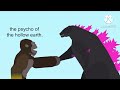 Godzilla x Kong: the new empire - Godzilla vs Kong (stick animation)