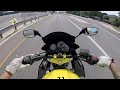 Violent Highway Ramp Wheelie! Fz1