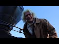 Back To The Future 3 Celebration - Riding On The Train & Time Machine Delorean on Tracks