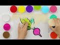 Sand painting a radish