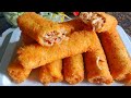 chicken bread roll recipe| bread rolls| snacks recipe 😋| recipe by imrana