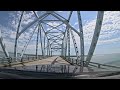 A short time-lapse driving from Norfolk, Virginia including the Chesapeake Bay Bridge and Tunnels