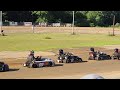 Predator 350 heat race from Flat Run Speedway on Saturday 7/6/24