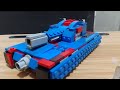 LEGO Iron Meat Entrail Blazer MKII MOC. Features and attachments, and size comparison.