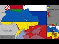 The Russo-Ukrainian War with Flags: Every Day (2014 - August 2024)