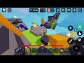 Winning a Roblox bedwars duels