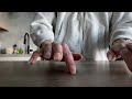 ASMR lofi table tapping & scratching with tingly hand visuals