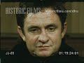 1971 Johnny Cash MEMPHIS Interview