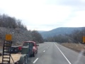 Going down Mt Eagle in Tennessee on I 24