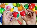 Mixing Fruits and Vegetables Colorful, Cutting Orange Banana | Satisfying Video Squishy ASMR