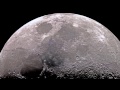 Moon in High Resolution through Telescope