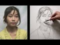 Blocking in a Portrait – How to Draw Portraits