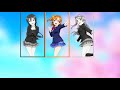 μ's - Susume→Tomorrow (Romanji and English Color Coded)