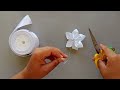 Super Easy!! Flower Making Ideas with Card | how to make a ribbon flower #35