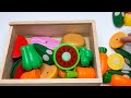 Satisfying Video | How to Cutting Fruit and Vegetables, Wooden vs Squishy ASMR Pop It