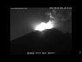 June 20, 2023, ~ Strombolian Activity ~ Popocatepetl Volcano, Mexico ~ 19:48 MDT