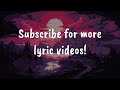 Faded-By Alan Walker(Lyric Video)