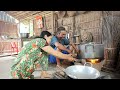 Steamed snakehead fish in a gourd - Salted Pork Ribs | A Meal in the Vietnamese Countryside
