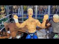 Cody Rhodes vs Cm Punk Steel Cage Action Figure Match! | World Heavyweight Championship!