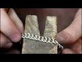 MAKING A SOLID SILVER CURB CHAIN