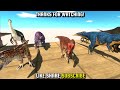 LONGEST SLIDE with HOLES, Who will NOT FALL - Animal Revolt Battle Simulator