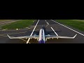 San Jose Costa Rica Landing RWY 07 MSFS PMDG 737-800 Fedex G-NPTD 5120x1440 5K
