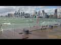 High Winds Toronto Harbor Lake Ontario