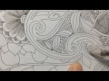 How to draw Botanical doodle / Zentangle #11