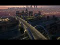 [4K] LOS ANGELES Jazz 🇺🇸 4 Hour Drone Aerial with soothing Piano & Saxophone Jazz 🎵 LA California