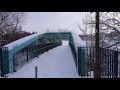 Big snow in Livingston, Scotland  01 03 2018