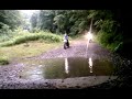 Crossing the Big Bottom Drainage at Ten Mile