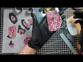 'Retro on a Roll' Valentine's Twist - Polymer Clay Extruded Retro Cane Mokume Gane