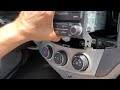 How To Remove 2007-2010 Hyundai Elantra Radio.