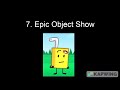 Guess the object show by the intro song!