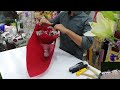 7 roses  arrange flowers Bouquet. || flower wrapping techniques || Flower Bouquet  arrangement