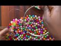 HOW TO MAKE A BEADED ROUND BAG - SUPER BEGINNER FRIENDLY TUTORIAL