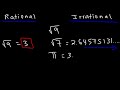 Rational and Irrational Numbers