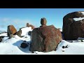 Hiking Mt Wellington in the Winter,  Tasmania.