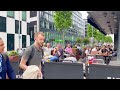 Dublin Ireland May 2024 | Grand canal Square Dublin Ireland | 4k walk of Docklands Dublin