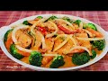 Fried Salmon In Red Thai Curry #SimplyDelicious #trending #satisfying #food #cookingshow #viral