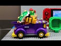 Lego Mario enter the Nintendo Switch in Bowser's parkour to save Baby Yoshi 😲🎮 Mario Story