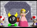 Super Mario 64 ending cutscene with a bully