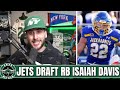 New York Jets Draft RB Isaiah Davis REACTION !